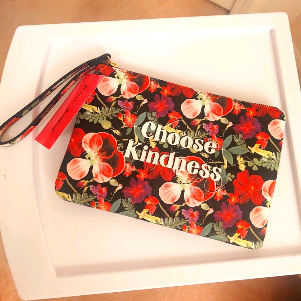 Choose kindness wristlet/pouch, brand new!!